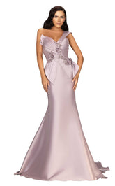 Terani Couture 2011M2160 One Shoulder Long Formal Gown