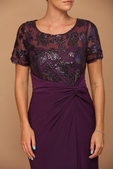 Long Formal Mother of the Bride Evening Dress
