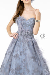 Embroidered Prom Long Dress