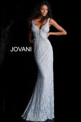 Jovani 48994 Long Formal Lace Prom Dress