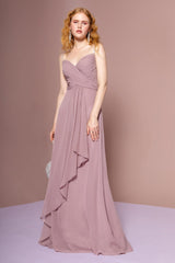 Long Formal Chiffon Dress Bridesmaid