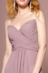Long Formal Chiffon Dress Bridesmaid
