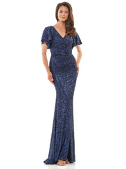 Long Formal Mother of the Bride Dress M318 By Marsoni