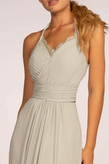 Prom Bridesmaid Chiffon Long Formal Dress