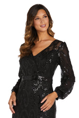 Long Mother Of The Bride Dress Gown R&M Richards 5649