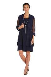 Short Mother Of The Bride Dress R&M Richards 5394