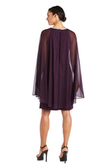Short Petite Dress Chiffon R&M Richards 2496P