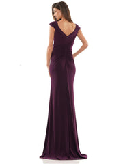 Rina di Montella Long Cap Sleeve Formal Dress 2824