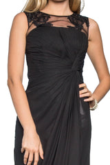 Ruched Prom Long Dress Formal