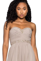 Sweetheart Long Bridesmaid Formal Dress