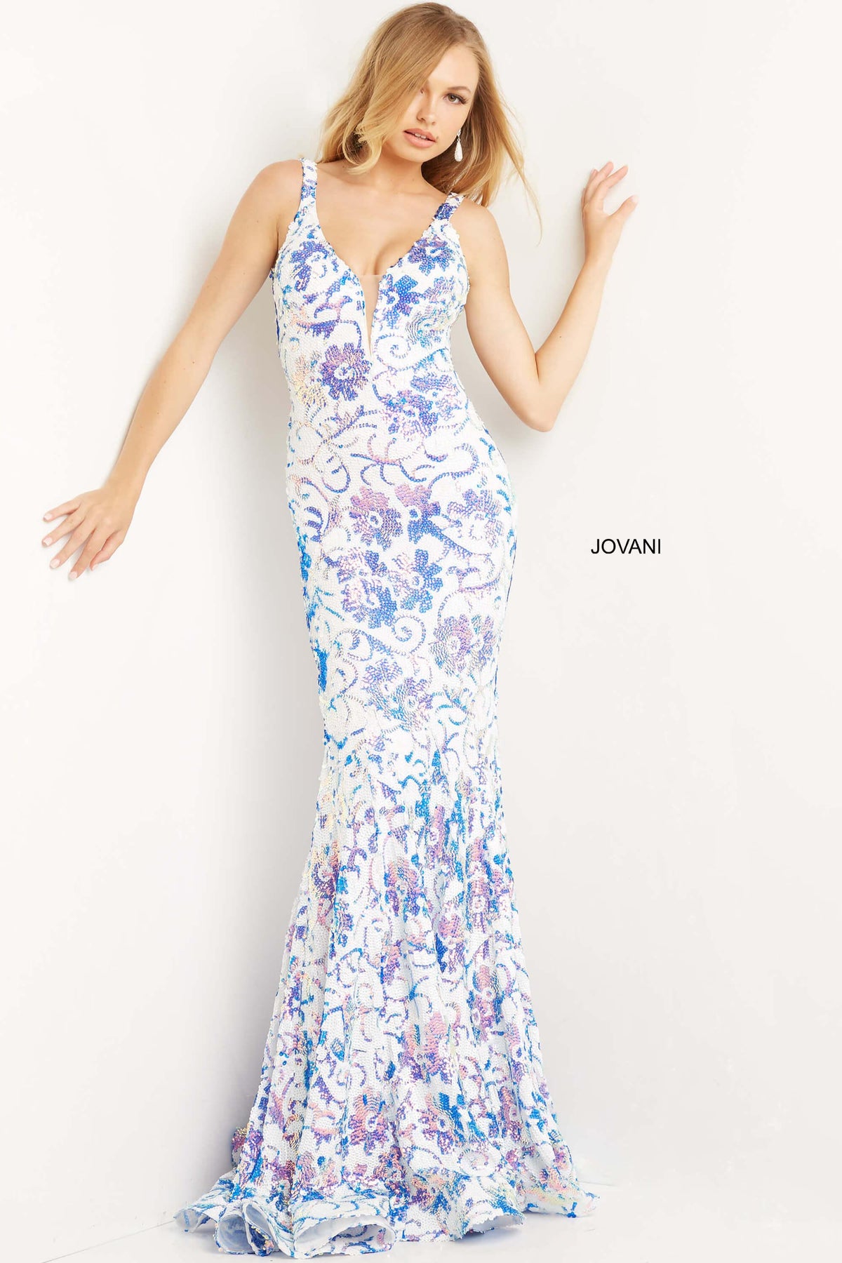 Jovani 08257 Long Formal Evening Prom Dress
