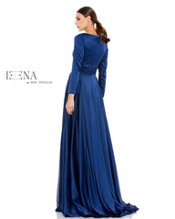 Formal Long Sleeve High Slit Dress High Slit Detail Mac Duggal 55245