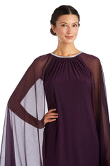 Short Petite Dress Chiffon R&M Richards 2496P